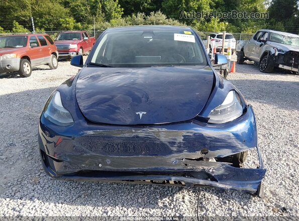 7SAYGDEF7NF310239 2022 TESLA MODEL Y Blue წინა პანელის ხედი