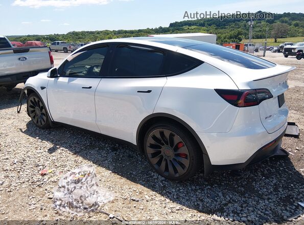 7SAYGDEF7NF326490 2022 TESLA MODEL Y White უკანა მარცხენა