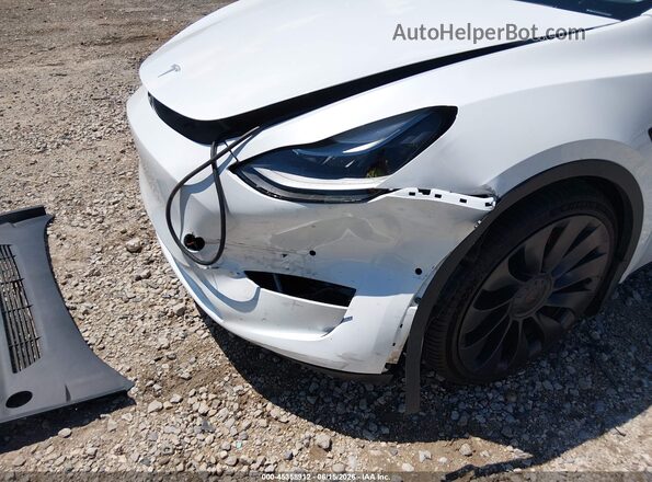 7SAYGDEF7NF326490 2022 TESLA MODEL Y White წინა ხედი