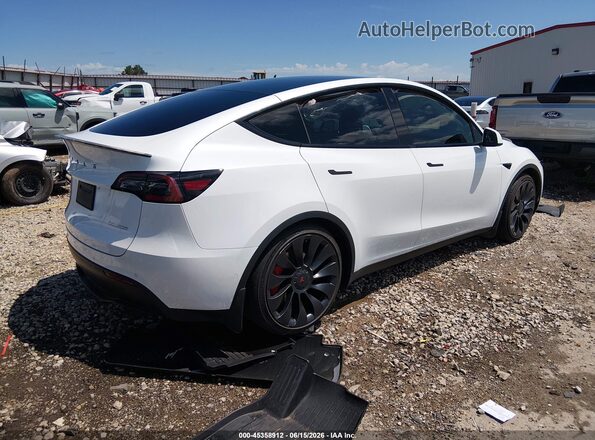 7SAYGDEF7NF326490 2022 TESLA MODEL Y White უკანა მარჯვენა