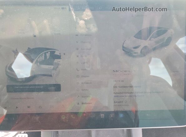 7SAYGDEF7NF388553 2022 TESLA MODEL White 