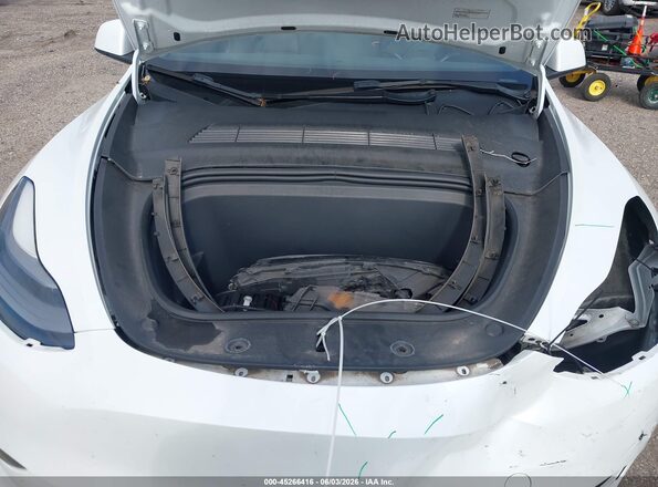 7SAYGDEF7NF507279 2022 TESLA MODEL Y White უკანა ხედი