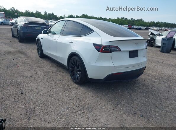 7SAYGDEF7NF507279 2022 TESLA MODEL Y White უკანა მარცხენა