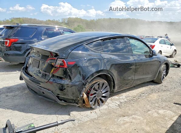7SAYGDEF7PF604890 2023 TESLA MODEL Black Задня права чверть