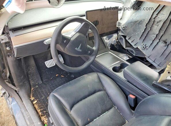 7SAYGDEF7PF604890 2023 TESLA MODEL Black Вид панелі приладів