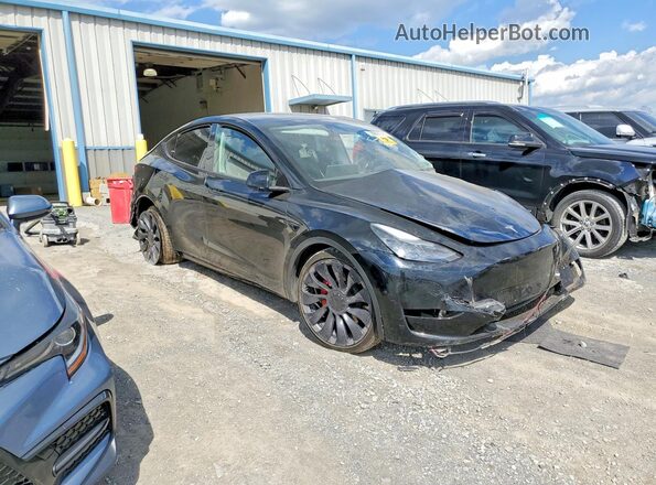 7SAYGDEF7PF604890 2023 TESLA MODEL Black Передня права чверть