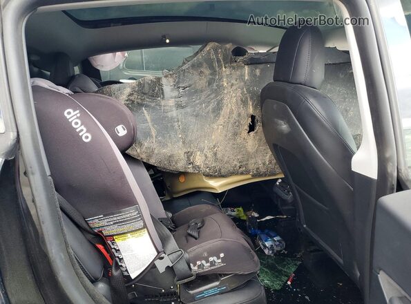 7SAYGDEF7PF604890 2023 TESLA MODEL Black Вид задньої частини салону