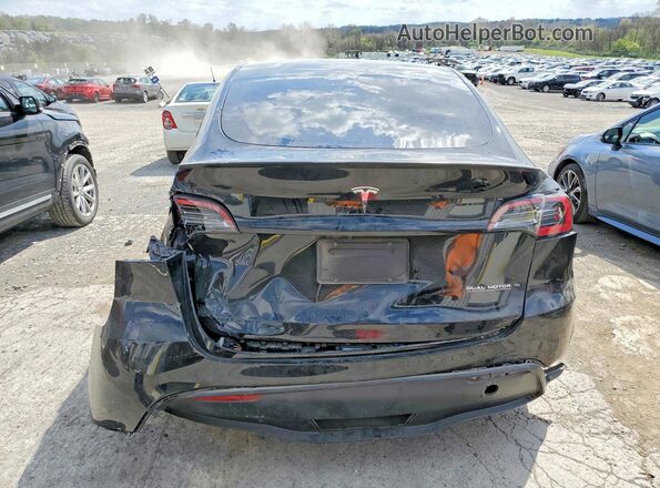7SAYGDEF7PF604890 2023 TESLA MODEL Black Вид ззаду