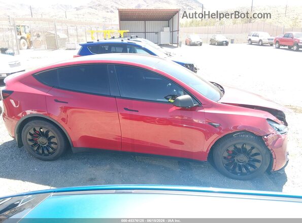 7SAYGDEF7PF632110 2023 TESLA MODEL Y Красный Вид щитка приборов