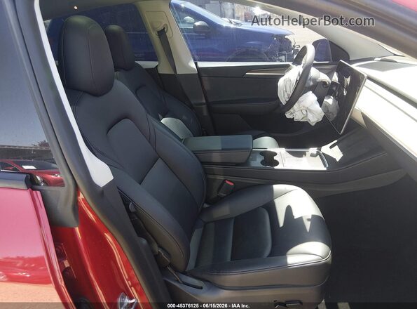 7SAYGDEF7PF632110 2023 TESLA MODEL Y Красный Вид салона спереди