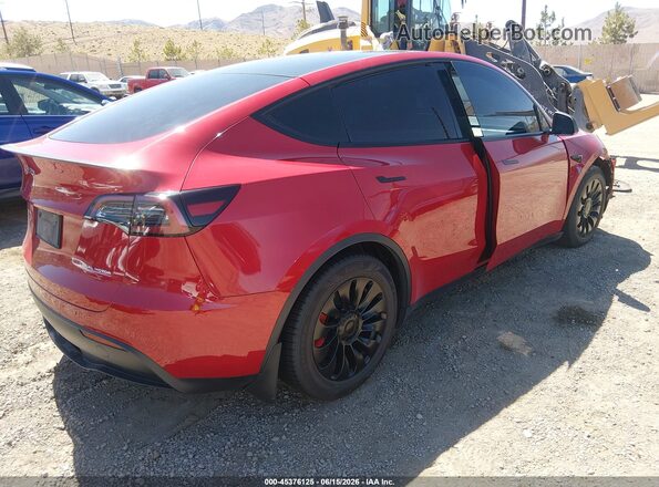 7SAYGDEF7PF632110 2023 TESLA MODEL Y Красный Задняя правая четверть
