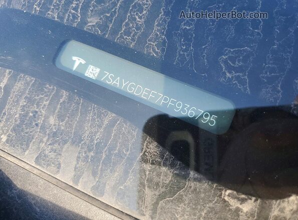 7SAYGDEF7PF936795 2023 TESLA MODEL White 