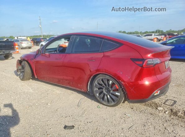 7SAYGDEF7RA313080 2024 TESLA MODEL Red უკანა მარცხენა