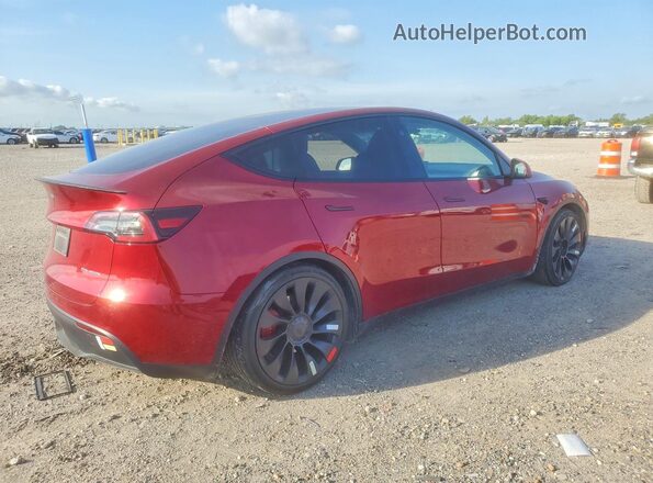7SAYGDEF7RA313080 2024 TESLA MODEL Red უკანა მარჯვენა