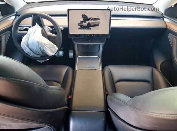 7SAYGDEF7RF179044 2024 TESLA MODEL White Widok deski rozdzielczej