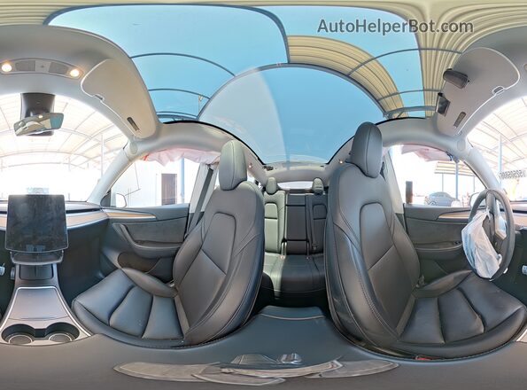 7SAYGDEF7RF179044 2024 TESLA MODEL White Widok naklejki z numerem VIN