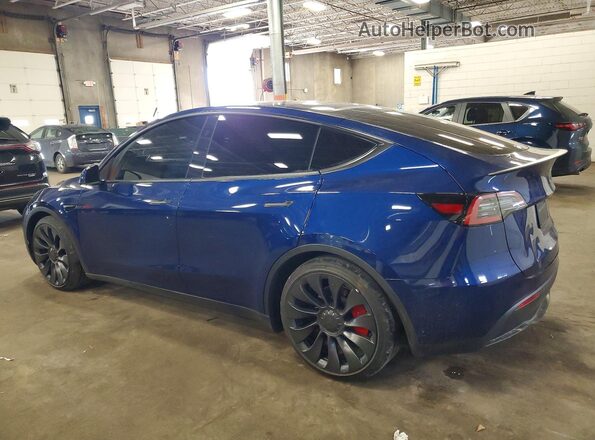 7SAYGDEF7SA342679 2025 TESLA MODEL Blue Rear left