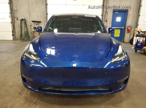 7SAYGDEF7SA342679 2025 TESLA MODEL Blue Front view