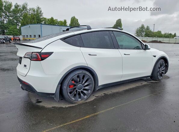 7SAYGDEF8NF380865 2022 TESLA MODEL White უკანა მარჯვენა