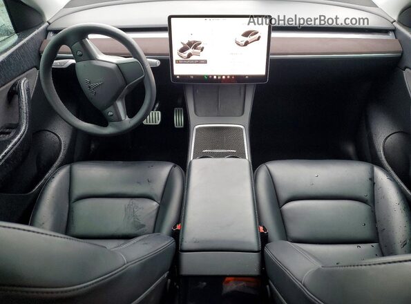 7SAYGDEF8NF380865 2022 TESLA MODEL White წინა პანელის ხედი