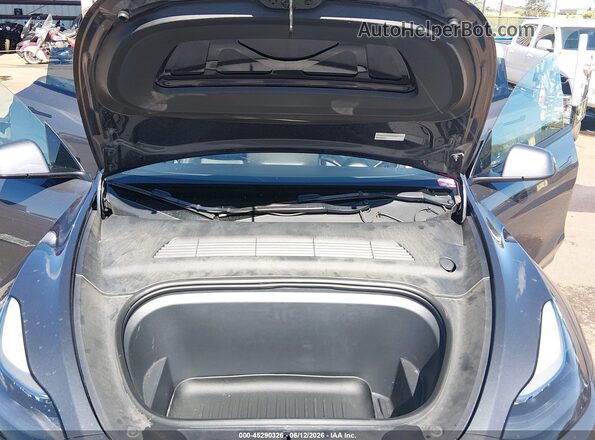 7SAYGDEF8NF407739 2022 TESLA MODEL Y Gray Vista trasera