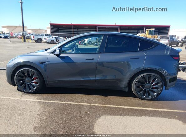 7SAYGDEF8NF407739 2022 TESLA MODEL Y Gray 