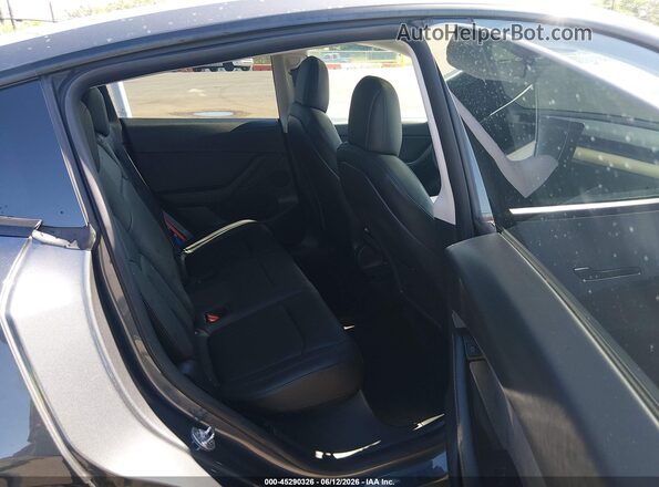 7SAYGDEF8NF407739 2022 TESLA MODEL Y Gray Vista de la etiqueta del VIN