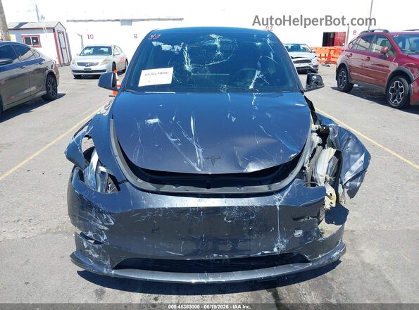 7SAYGDEF8RF106717 2024 TESLA MODEL Y Серый Вид задней части салона