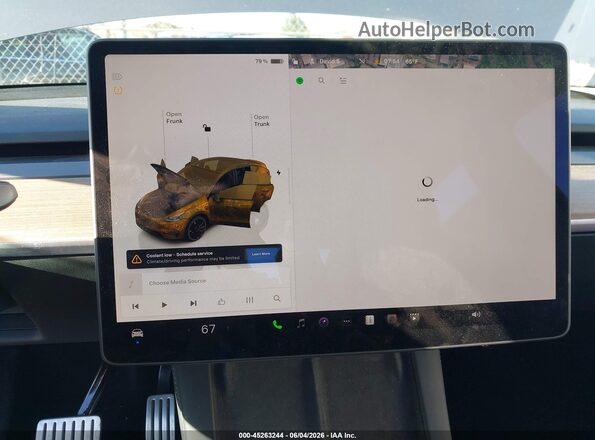 7SAYGDEF8RF195060 2024 TESLA MODEL Y Серый 