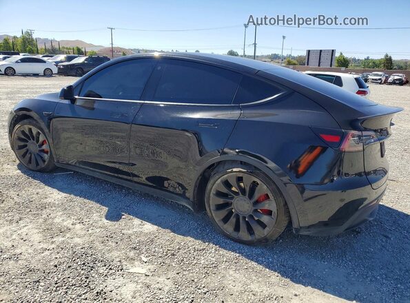 7SAYGDEF9NF336843 2022 TESLA MODEL Black Հետևի ձախ