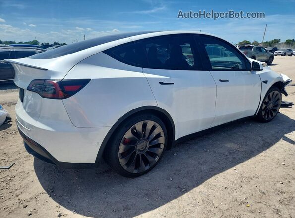 7SAYGDEF9NF361256 2022 TESLA MODEL Белый Задняя правая четверть
