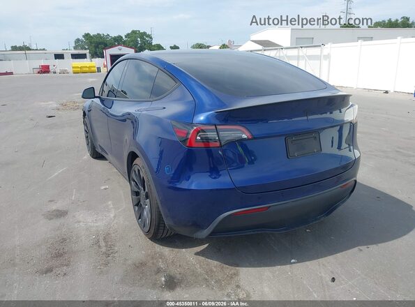 7SAYGDEF9NF441995 2022 TESLA MODEL Y Blue Հետևի ձախ