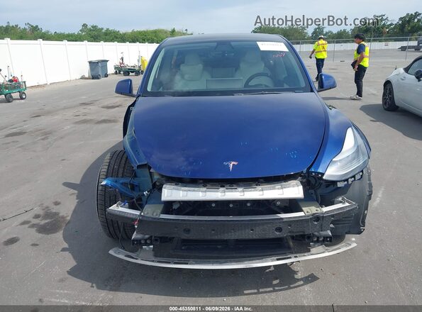 7SAYGDEF9NF441995 2022 TESLA MODEL Y Blue Սարքավորումների վահանակի տեսք