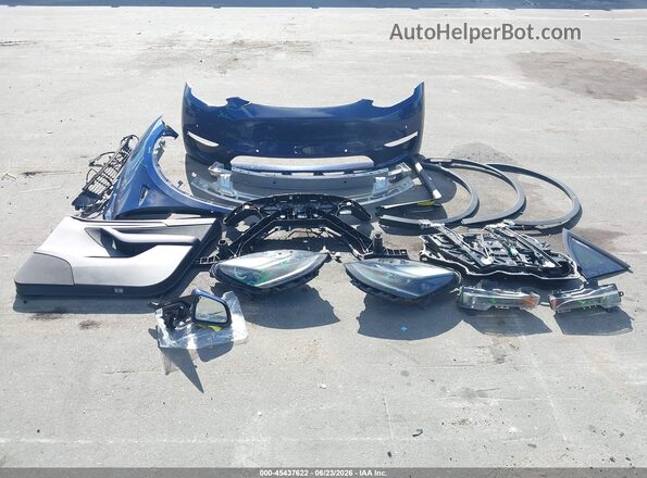 7SAYGDEF9NF565054 2022 TESLA MODEL Y Blue Widok zestawu wskaźników