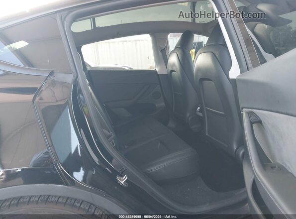 7SAYGDEF9PF925202 2023 TESLA MODEL Y Black VIN sticker view