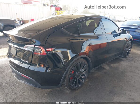 7SAYGDEF9PF925202 2023 TESLA MODEL Y Black Rear right