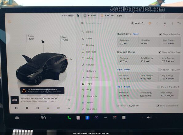 7SAYGDEF9PF925202 2023 TESLA MODEL Y Black Rear seats view