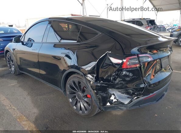 7SAYGDEF9PF925202 2023 TESLA MODEL Y Black Rear left