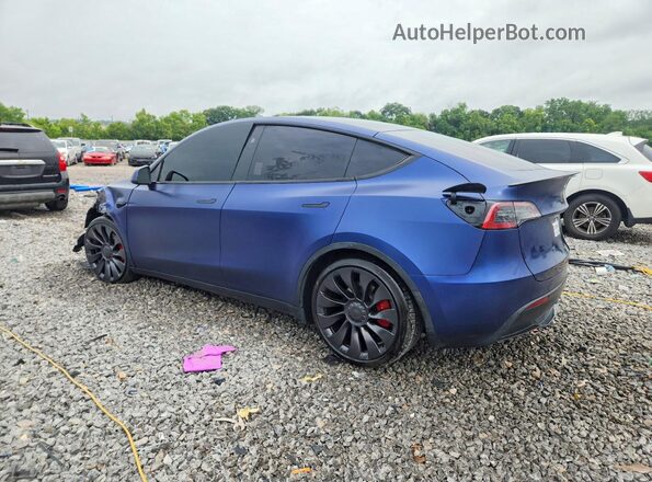 7SAYGDEF9RF048729 2024 TESLA MODEL Синий Задняя левая четверть