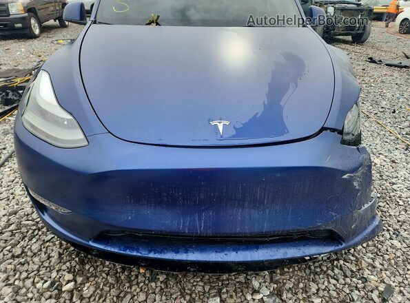 7SAYGDEF9RF048729 2024 TESLA MODEL Синий Вид подкапотного пространства