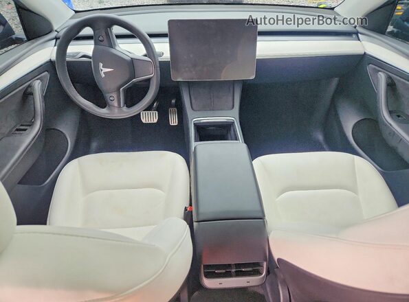 7SAYGDEF9RF048729 2024 TESLA MODEL Синий Вид панели приборов