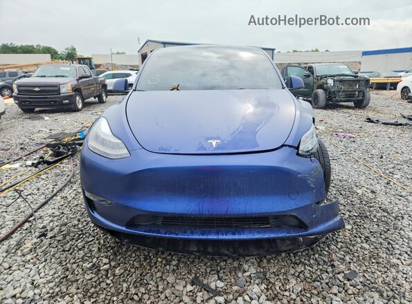 7SAYGDEF9RF048729 2024 TESLA MODEL Синий Вид спереди