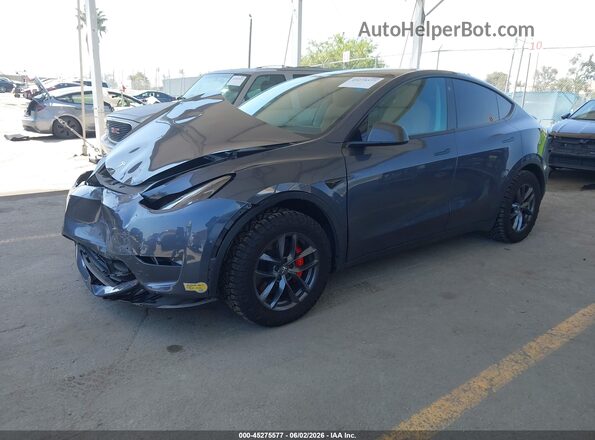 7SAYGDEFXNF468378 2022 TESLA MODEL Y Серый Передняя левая четверть
