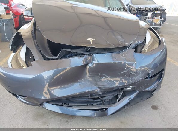 7SAYGDEFXNF468378 2022 TESLA MODEL Y Серый Вид спереди