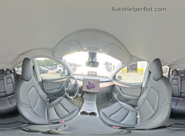 7SAYGDEFXNF539918 2022 TESLA MODEL White VIN կոդի պիտակի տեսք