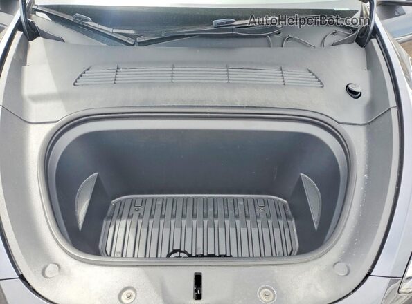 7SAYGDEFXRA278454 2024 TESLA MODEL Gray უკანა სალონის ხედი