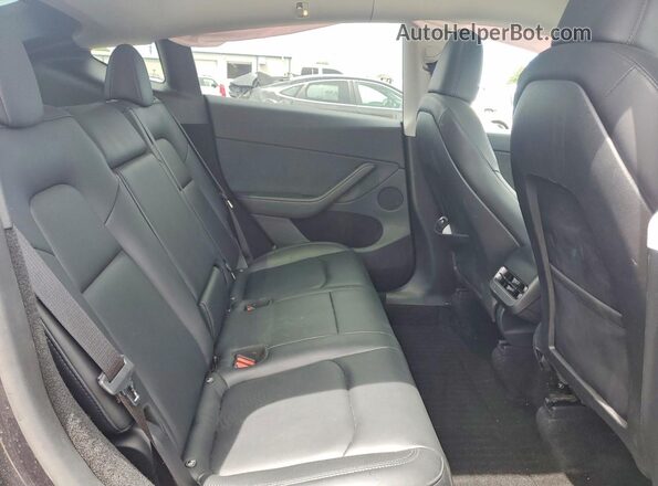 7SAYGDEFXRA278454 2024 TESLA MODEL Gray უკანა სავარძლების ხედი