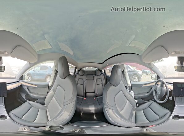 7SAYGDEFXRA278454 2024 TESLA MODEL Gray VIN კოდის სტიკერის ხედი