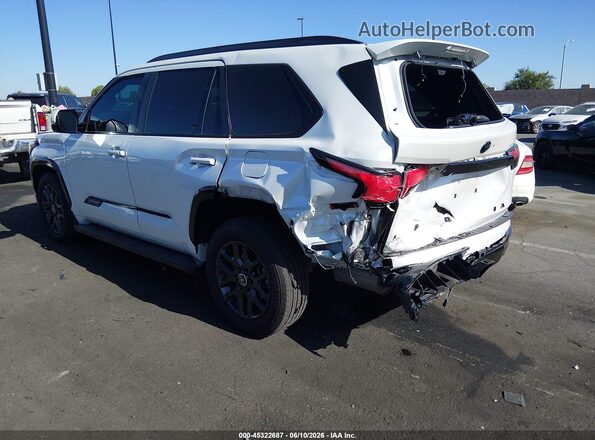 7SVAAABA0RX022877 2024 TOYOTA SEQUOIA White Հետևի ձախ