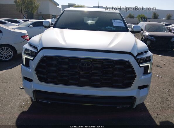 7SVAAABA0RX022877 2024 TOYOTA SEQUOIA White Սարքավորումների վահանակի տեսք